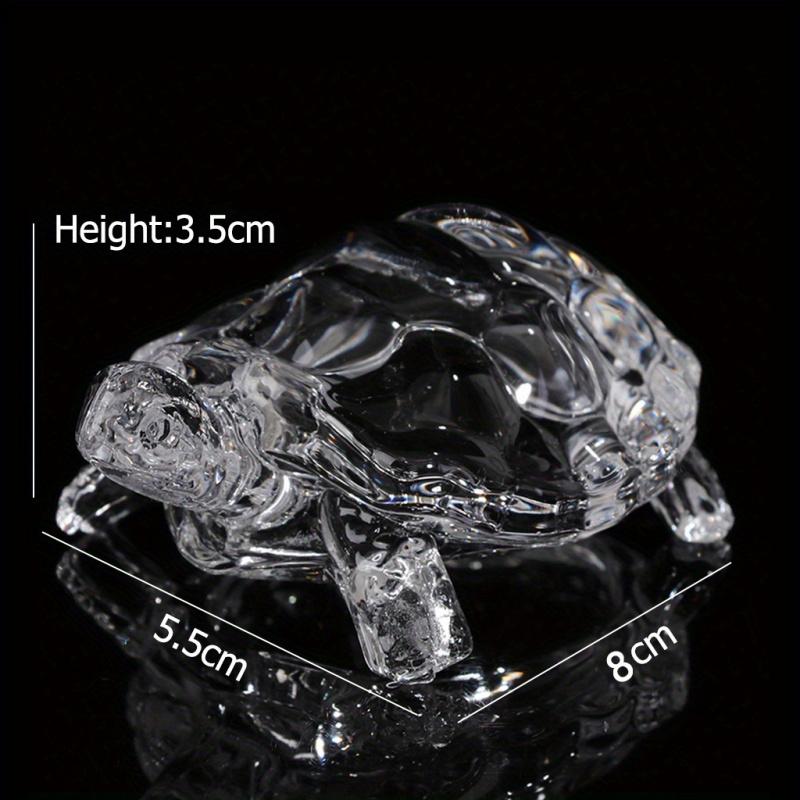 A Crystal Turtle Ornament, Mini Turtle Statue, Lucky Ornament, Suitable for Home Office Desk Decoration, Home Decoration