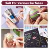 Shuttle Art Metallic Marker Set with Adult Coloring for Photo Handmade New and Surfaces such as and Perfect for Comics and Crafts Pens, 30-Color Book,