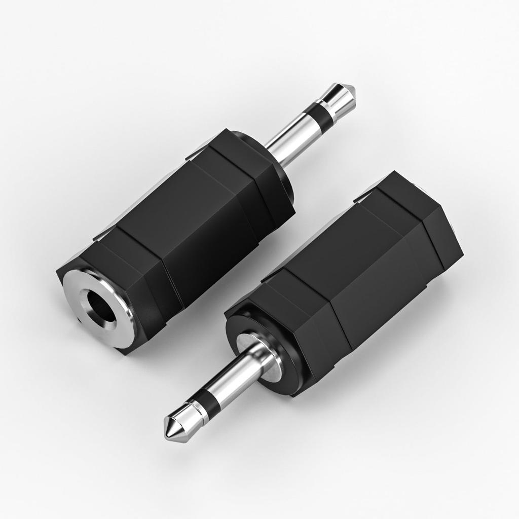 Простой Plug and Play 6,5 мм 1/4 дюйма Папа на 3,5 мм 1/8 дюйма Мама Моно Разъемы Адаптер Разъемы для Наушников Конвертеры для Быстрой Настройки