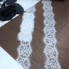 3m X 5cm White Narrow Chantilly Lace, Non-stretch French Eyelash Lace Trim for Sewing, Bra, Underwear, Lingerie, Dress, Garment, Crafting