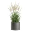 Luna Cylinder Anthracite Flower Pot Set 3 pcs