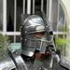 Гномья черная боевая броня, носимый костюм воина Мории для LARP, фэнтези ролевых игр, Хэллоуин