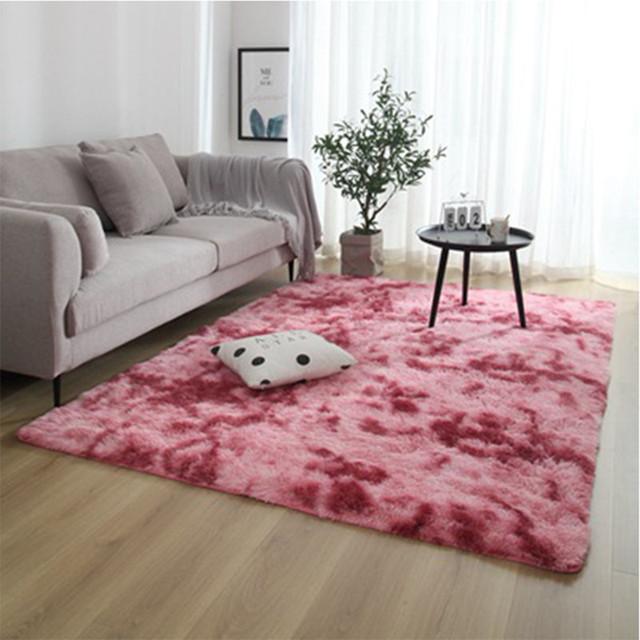 Delicate Keep Warm Home Decor Carpets For Windows And Bedsides Fluffy In The Living Room Household Plush Fashion Carpet 