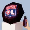 Мини 5-складной карманный зонт Lyon FC Компактный легкий Защита от УФ-лучей дождя и солнца Зонт Портативный дорожный зонт