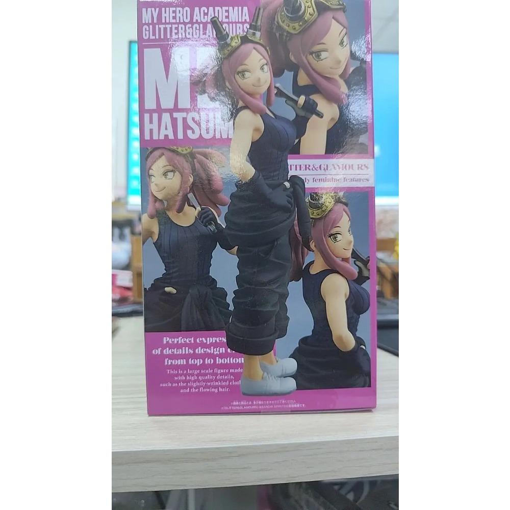 В наличии Оригинальная BANPRESTO GLITTER&GLAMOURS Моя геройская академия Хацумэ Мэй ПВХ Фигурка Модель Аниме Коллекционная Фигурка Игрушки Подарки