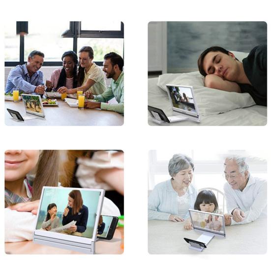 Складной 3D Мобильный Увеличитель Высокая Четкость Экрана Телефона Видео Усилитель Подставка Держатель