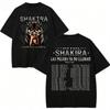 Vintage Washed Shakira Las Mujeres Ya No Lloran World Tour 2026 Merch Tshirts Unisex Wounisex High Quality Fashion Oversized Tshirt