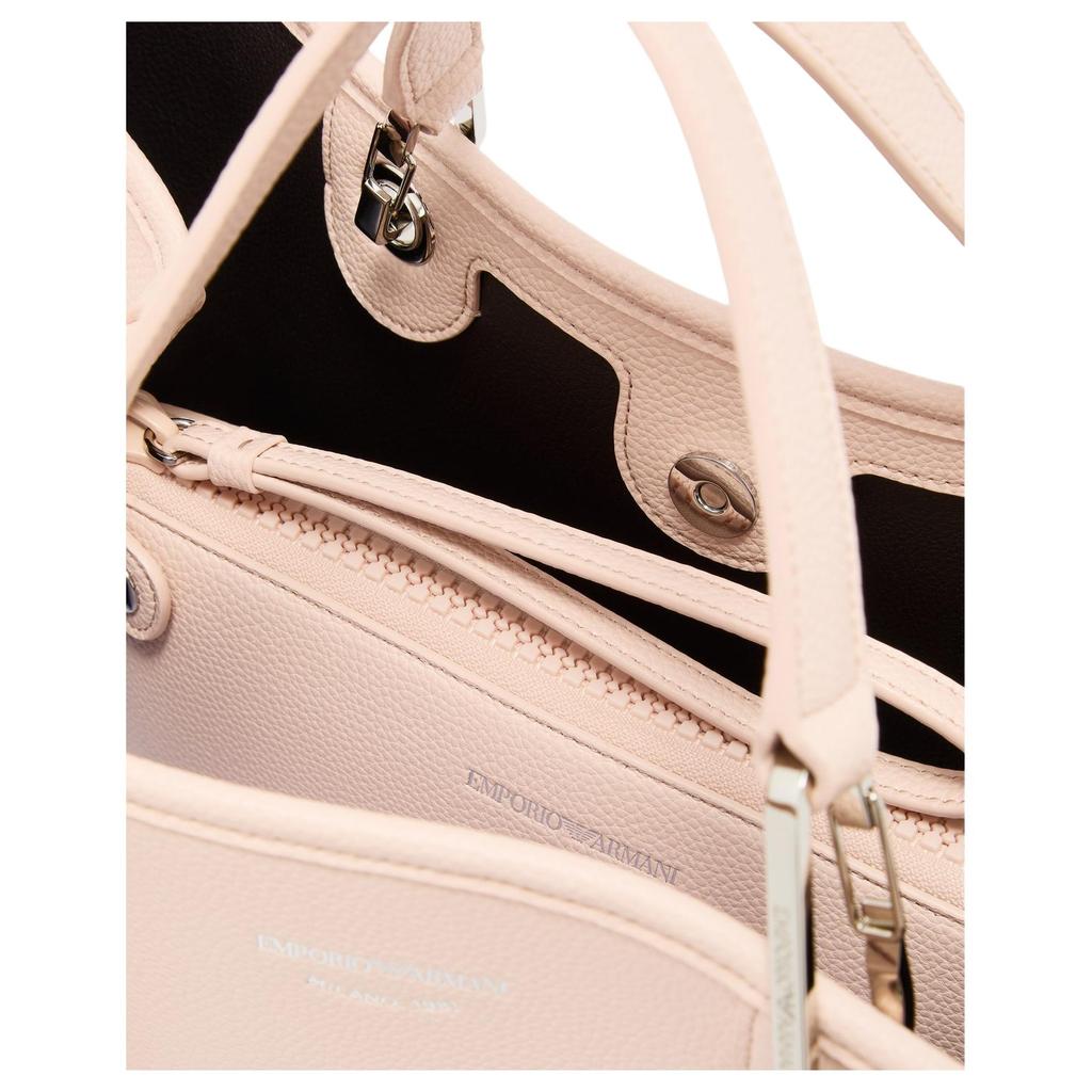 Emporio Armani MyEA Deer Pattern Silk Screen Printed Logo Fashion Tote Bag Women Tote Bag Pink EW000360-AF12036-M1332