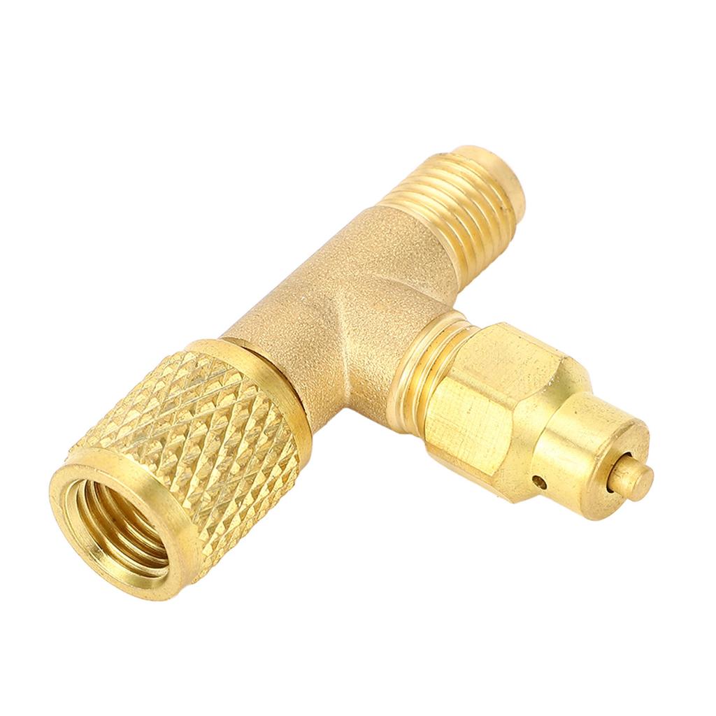 Инструменты для ремонта линий кондиционирования воздуха Заправочный клапан хладагента Выпускной клапан 1 4 SAE 7 16 20 UNF для R22 R12 Воздух