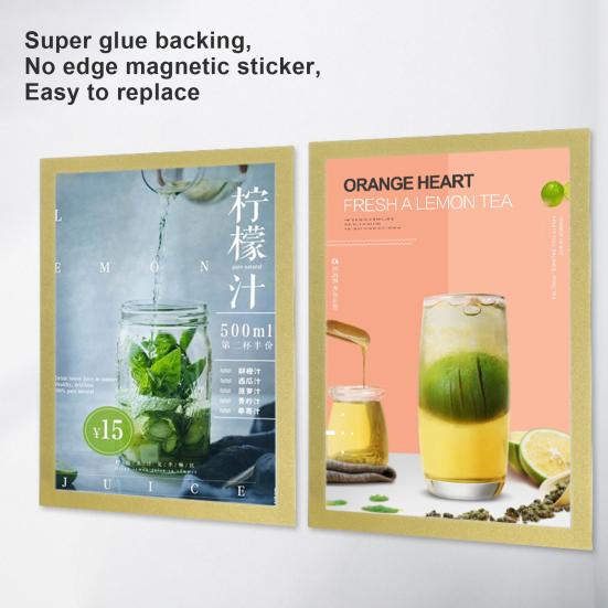 Магнитная фоторамка настенное крепление самоклеящаяся фоторамка формата A3/A4 документ