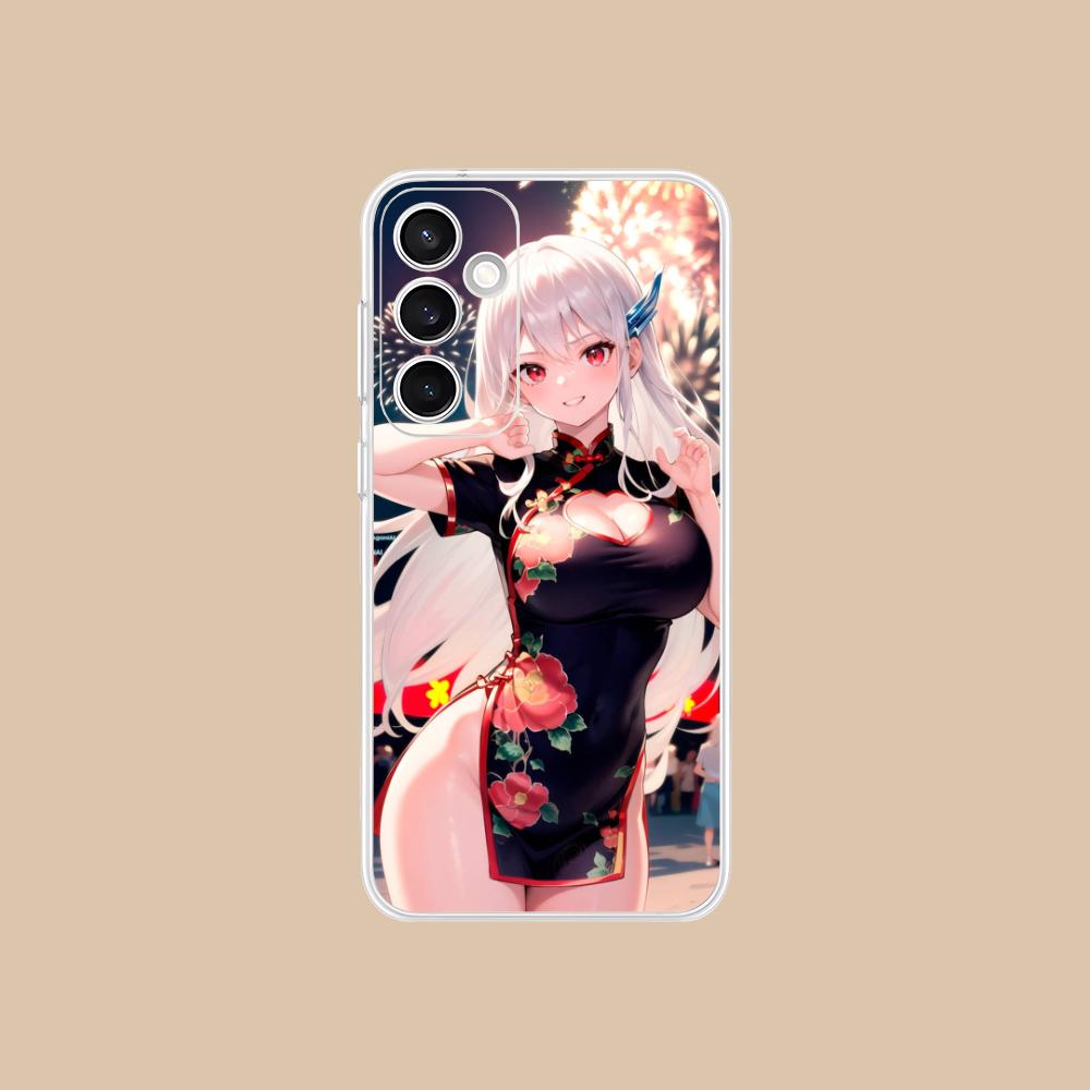 Чехол для телефона Mato seihei no slave Uzen Kyouka для Samsung Galaxy S25 S24 S23 S22 S21Plus FE Ультрапрозрачный Цветной Чехол Красивый