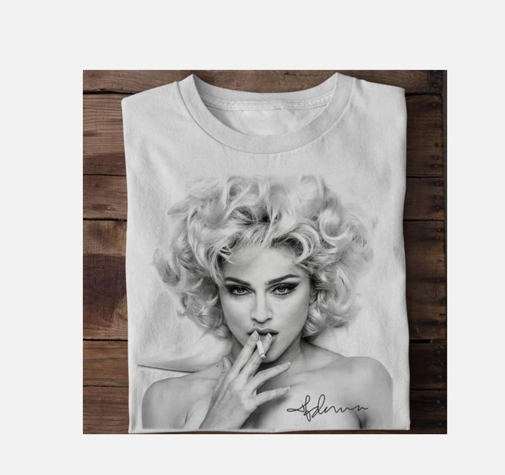 New Collection Madonna Singer Gift For Fan White S-2345XL T-shirt Unisex T-Shirt