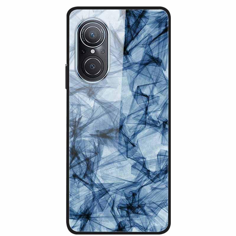Чехол для Huawei Nova 9 10 Мраморное закаленное стекло Задняя крышка Жесткая для Huawei Nova9 10 SE Чехол Nova10 Ударопрочный Funda Coque