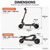 KuKirin G2 Ultra E-Scooter 1600W Dual Motor, 48V 18Ah, 50km/h, 35km Range, 10" Tubeless Tires, Bluetooth Touchscreen