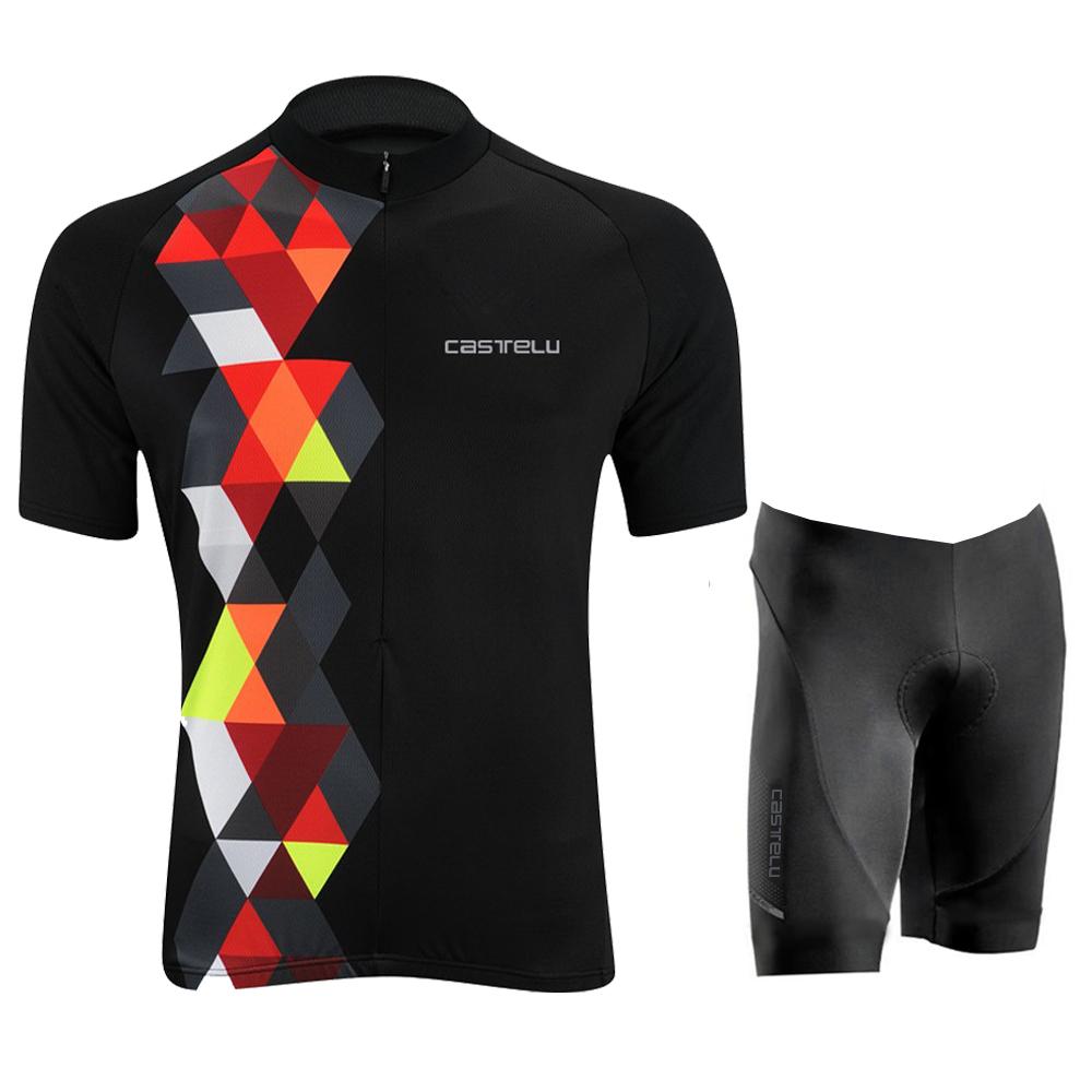 2026 Outdoor Cycling Suit Men's Cycling Clothing Summer Bicycles Jersey Sets Mountain Bike Bib Shorts Motocross Triathlon Maillot Shirts Ciclismo