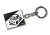 MKJP Custom Keychain Subaru Legacy B4 BL Base: Black Car Color: White