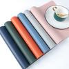 Rectangle Placemat Coaster Anti-scald Heat-Resistant Non-slip Waterproof Heat Insulation PVC Dishwasher Safe Dining Table Decoration Mat