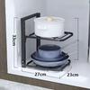 Adjustable 4-Tier Kitchen Pot Storage Rack