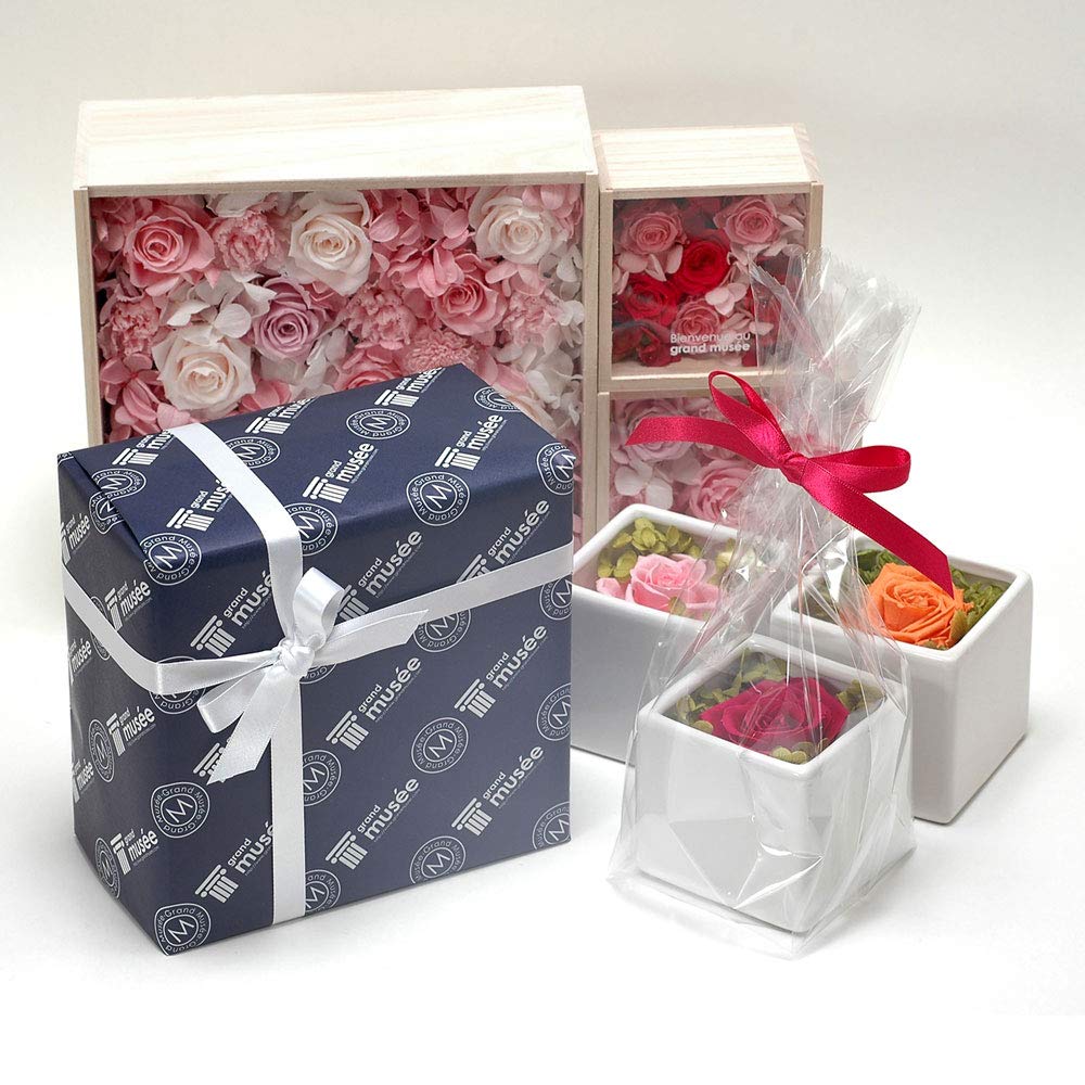 Гранд музей консервированный цветок деревянная коробка WOOD S тропический подарок 0305-PFW-S-003