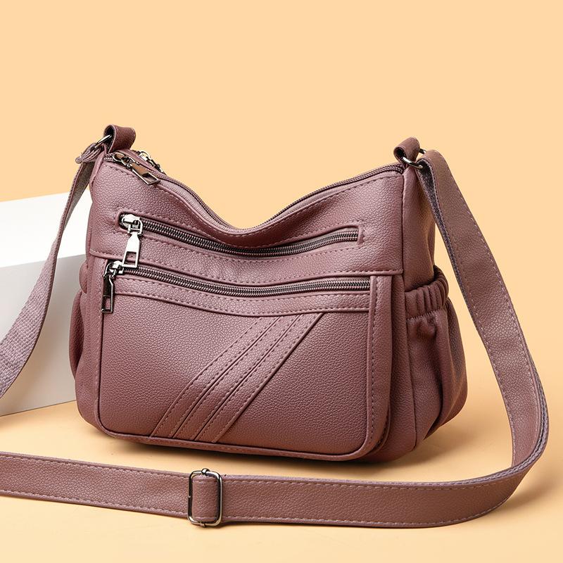 2026 new women's bag fashion messenger bag mother bag high-grade leisure bag Korean women's versatile travel bag single shoulder