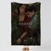 Novel HHamnet Throw Soft Warm Flannel Blanket Multiuse Throw for Bed Sofa Office Air Conditioning Nap Blanket