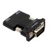 Конвертер HDMI Female to VGA Male с аудиоадаптером для поддержки выходного сигнала 1080P