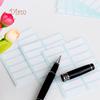 BH 168Pcs Self-adhesive Labels Blank Name Number Sticker Student Office Stationery