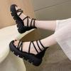 Roman Style Sandals For Women Daily Anti Slip Hot Woman Shoes High Quality Trend On Offer And Wholesale Bulk Luxury Summer