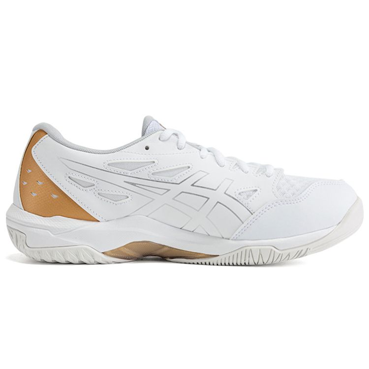 Asics Мужские кроссовки Gel Rocket 11 2E Wide White Pure Gold 1071A106-100