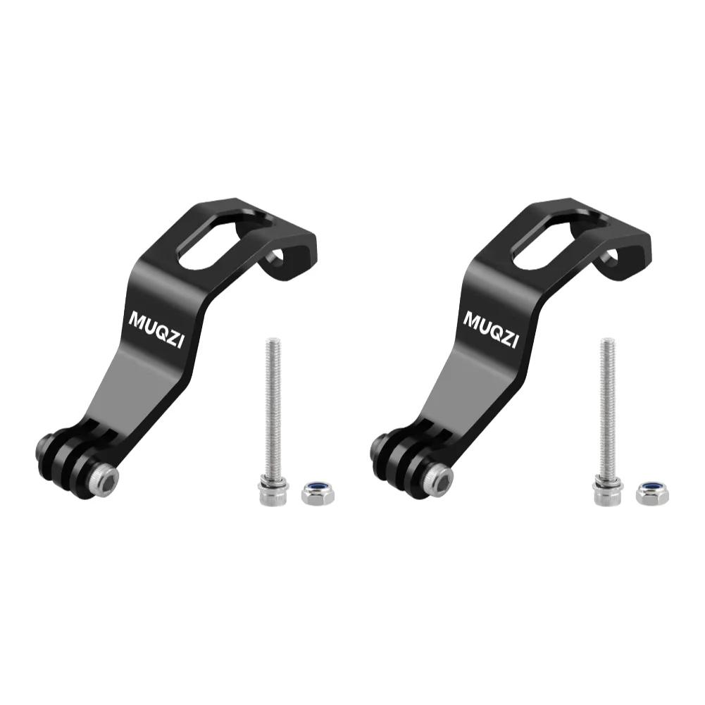 Portable Aluminum Alloy Bicycle Front Light Mount Bracket Adjustable Folding Bike Fork Holder for Brompton and Other Bikes