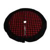 Christmas Tree Skirt 48 Inch Flannelette Plaid Tree Skirt Tree Base Cover for Thanksgiving Xmas