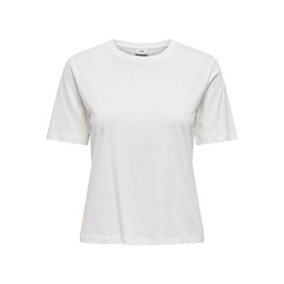 Короткая хлопковая футболка рекс с круглым вырезом Женская