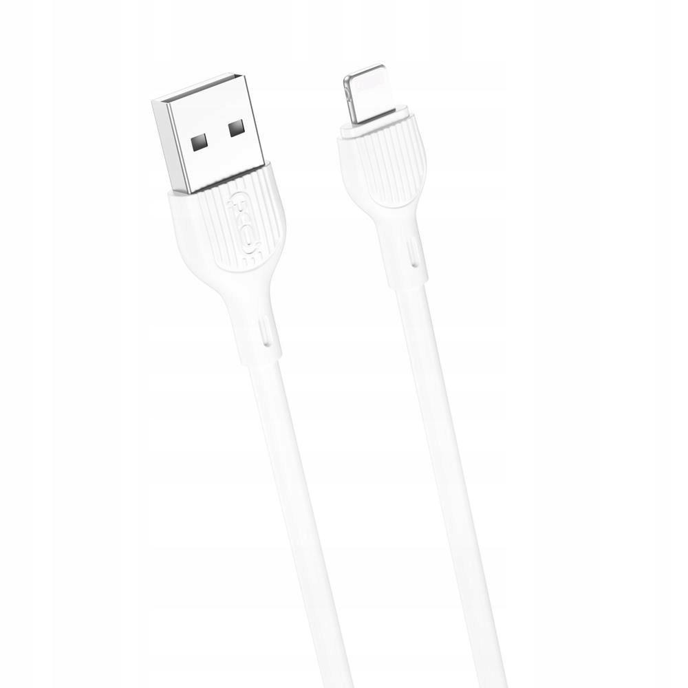 XO NB200 USB - Lightning cable 2.0m 2.1A white