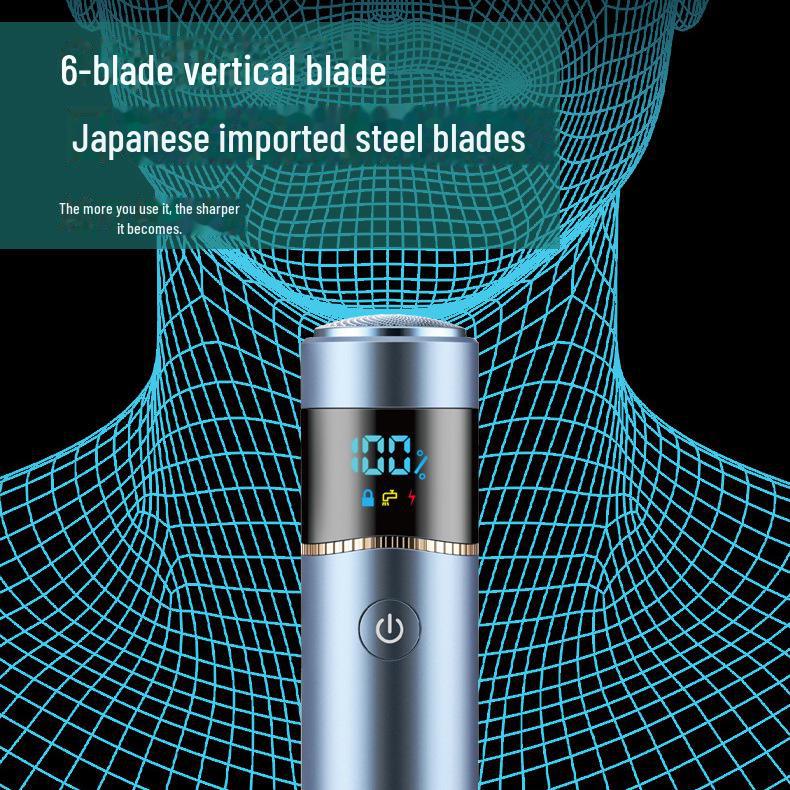 Портативная водонепроницаемая электробритва и внешний аккумулятор с цифровым дисплеем