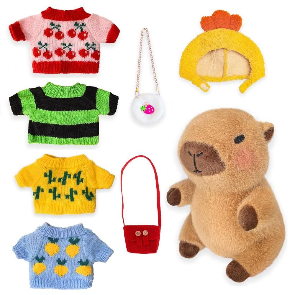Свитер Капибара Кукла Одежда DIY Кукла Аксессуары Новая Капибара Плюшевая Кукла для Подарка На День Рождения
