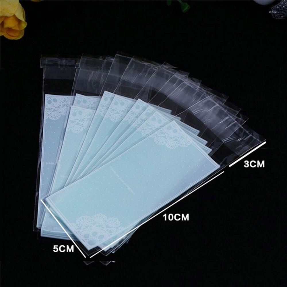 100pcs/lot Cute Bow Party Supplies Wedding Favors Lipstick Bag Gift Packages OPP Bags Plastic Pocket