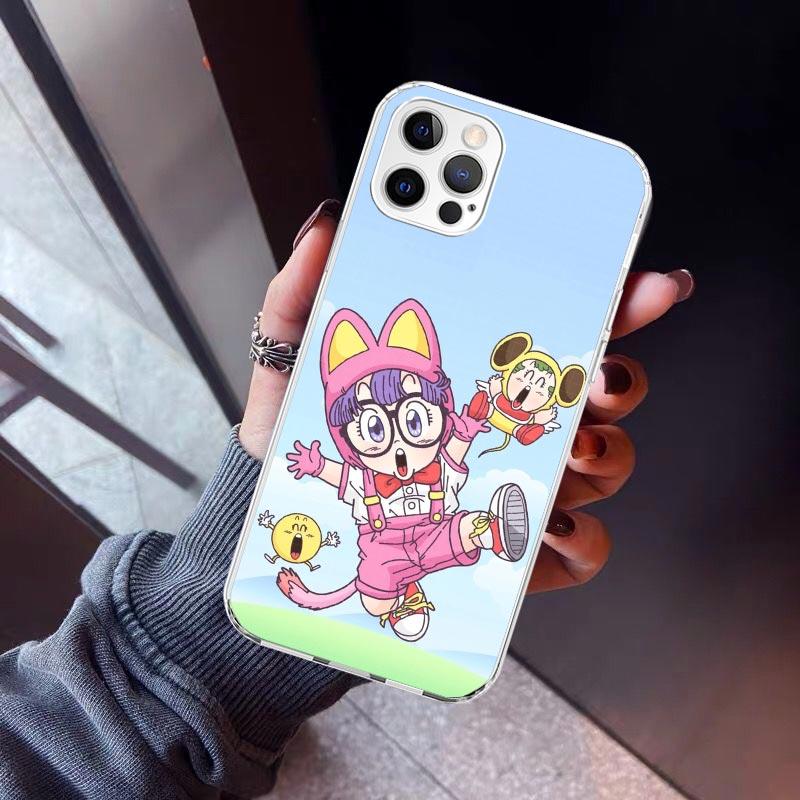 Arale Dr Slump Phone Case For iPhone 17 Air 11 13 Mini 14 15 Plus 16 12 Pro Max 16E SE 7 8 Pattern Soft TPU Back Cover 17 Air 1