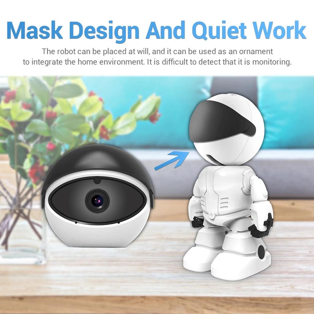 Robot IP Camera WiFi Indoor Camera Mini Home Security Camera