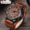 New Top Men's Watches Large Dial Calendar Watch Waterproof Creative Belt Casual Watch