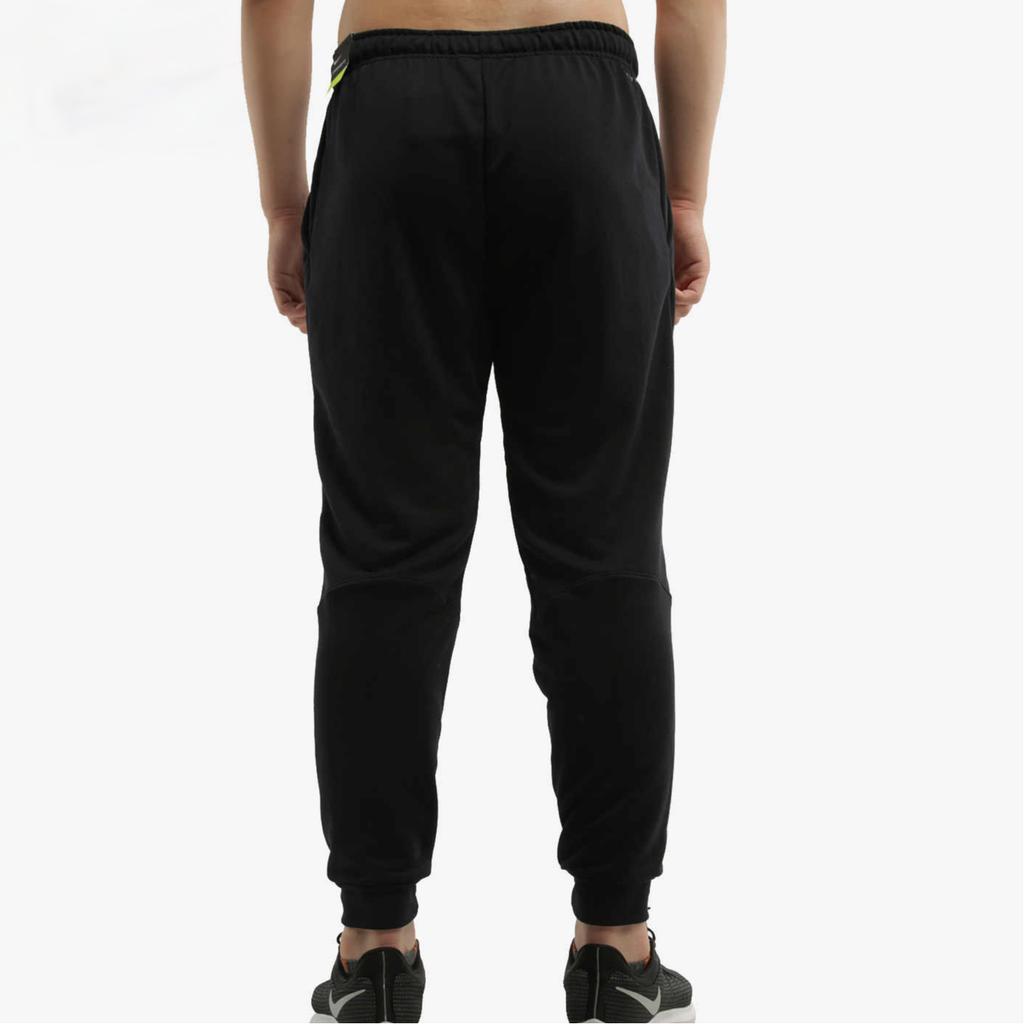 Nike Solid Color Logo Print Drawstring Elastic Waist Joggers Men Bottoms Black CD7702-010