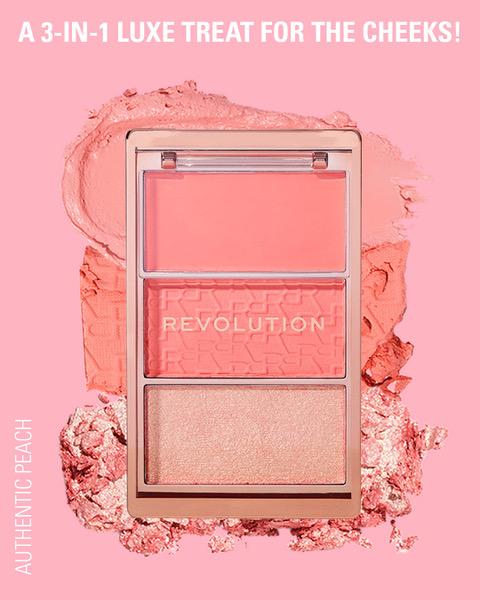 Revolution Icon Authentic Peach Blush Palette