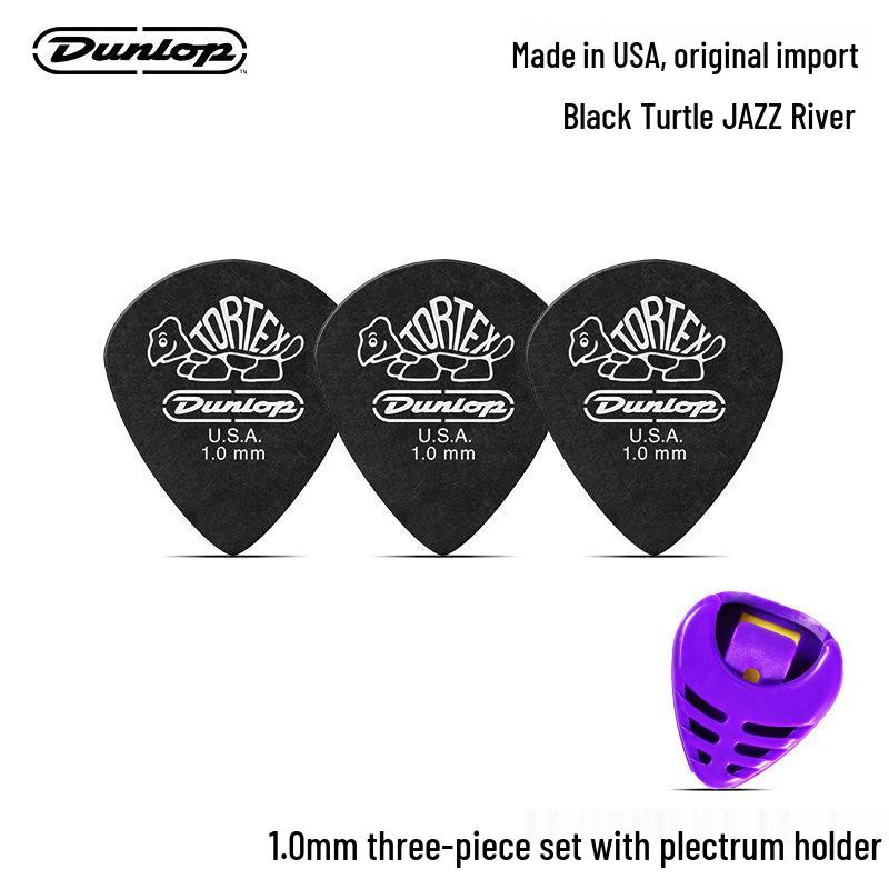 Six-Pack Dunlop Jazz3 Small Frosted Turtle Wood Guitar Picks