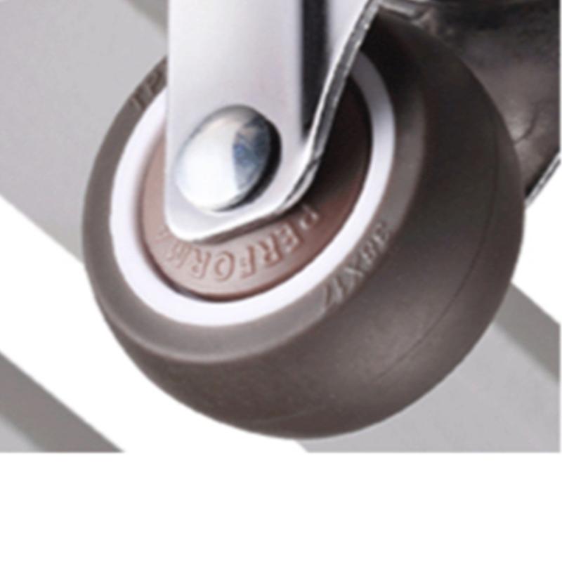 4 шт. Мебельные колесики Мягкие резиновые поворотные колеса Тихие роликовые колеса для тележки Детская кроватка Колеса кровати Бытовые