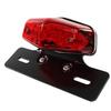 Универсальный светодиодный задний фонарь Lucas, красный рассеиватель, черный кронштейн