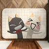 Character T-Toro Inoue C-Cat Floor Mat Soft Flannel Floor Mat  Suitable for Entryways, Living Rooms, Bedrooms, and Bathrooms