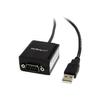 Кабель-адаптер USB в последовательный DB9 RS232 - STARTECH - ICUSB2321F - 1,80 м - Чипсет FTDI - Запоминание порта