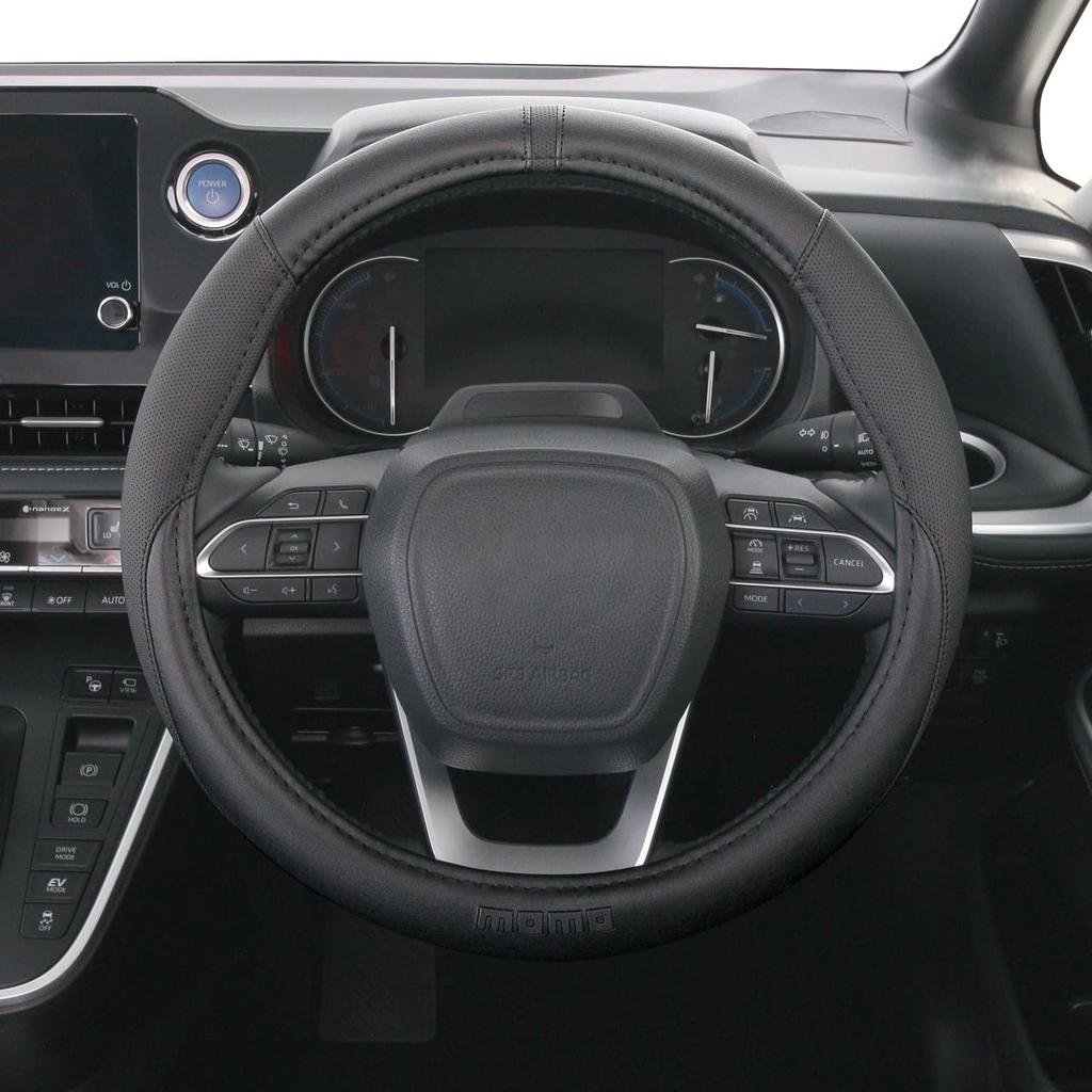 MOMO ELEGANT MOMO BLACK EDITION Steering Wheel Cover, Italy, Milan, Size Small