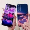 Для Realme 7 Global RMX2155 / Realme 6 6Pro RMX2001 RMX2061 Чехол Прозрачный Мягкий ТПУ Покрытие Цветы Милый Мультяшный Дракон Funda