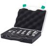 Annular Cutter Set, 6 pcs Weldon Shank Mag Drill Bits, 1" Cutting Depth, 1/2" to 1-1/16" Cutting Diameter, M2AL High-Speed Steel, with Pilot Pin and