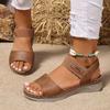 New Large Size Casual Sandals Women's Sports Style Foot Cover One-character Comfortable Fish Mouth Sandals